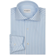 Classic wide spread collar shirt